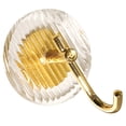 thumbnail image 1 of OULII Stick on Hooks Golden PP Material Practical Hook for Household Users 1Pack, 1 of 5