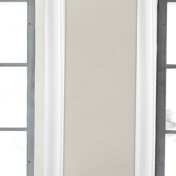 UNOMOR Tile Wood Panels Wall Edges White 1Set 78.7x1.6x0.6In