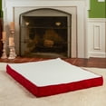 thumbnail image 5 of Happy Hounds Oscar Sherpa Orthopedic Dog Bed, Crimson, Large (48 x 36 in.), 5 of 9