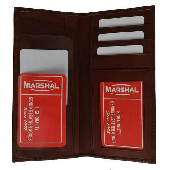 Genuine cowhide leather checkbook cover Credit Card/ID holder 154 CF