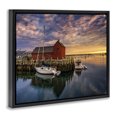thumbnail image 2 of Stupell Industries Traditional Docked Boats Marina Harbor Photography Black Floating Frame Canvas Art, 21 x 17, by Rick Berk, 2 of 7