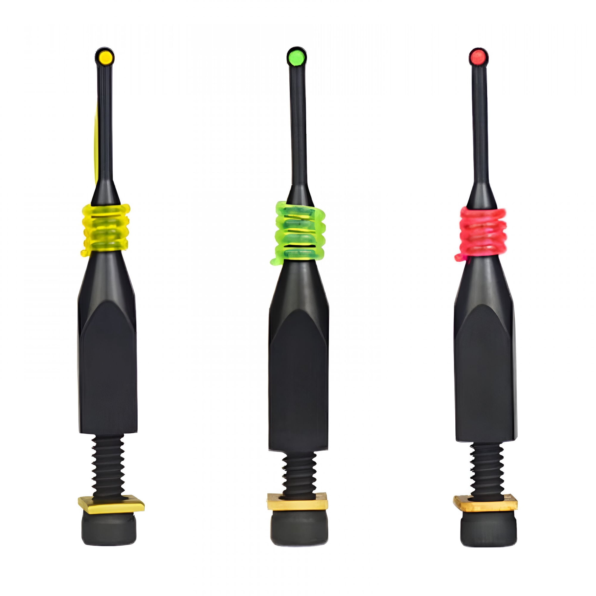 BESTSKY 3-Pack Archery Bow Sight Pins 0.029 Replacement Fiber Optics for 3/16 Slotted Sights Target Shooting