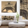 thumbnail image 1 of Iconic Paris Paris Eiffel TowerView from Ground - Cityscape Canvas Print, 1 of 3