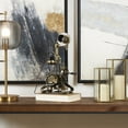 thumbnail image 2 of DecMode 8" x 15" Gold Metal Functioning Vintage Style Telephone with Line Cord, 1-Piece, 2 of 7