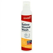 Leader Saline Wound Wash, Sterile, 7.4 Oz..