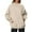 Beige, variant on Bibifish Womens Sweatshirts Drop Shoulder Pocket Sweatshirts Lined Oversized Long Sleeve Pullover Soft Brushed Thermal Inner Tops