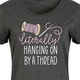 thumbnail image 3 of Instant Message - Hanging On By A Thread - Women's Any Way Dress, 3 of 6