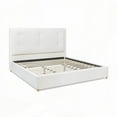 thumbnail image 4 of Miramar King Cushion-Back Headboard Platform Bed - No Box Spring & Modern Style, 4 of 8