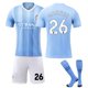 thumbnail image 3 of 2324 Manchester City versión correcta en casa No. 9 Haaland No. 17 De Bruyne ropa de fútbol traje para niños y adultos, 3 of 5