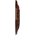 thumbnail image 4 of Ekena Millwork 18"OD x 3 1/2"ID x 1"P Valletta Ceiling Medallion (Fits Canopies up to 3 1/2"), Hand-Painted Brushed Mahogany, 4 of 6