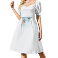 thumbnail image 1 of Be More Pig Vestido de manga corta Vestido de fiesta de lujo para mujer Vestido para mujeres embarazadas Traje de verano para mujer Mono de verano para mujer, 1 of 7