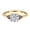 Moissanite Yellow Tone Silver, variant on Moissanite Size-5 Art Deco Round Vintage Style Triangular Cluster CZ Wedding Engagement Rings For Women 925 Sterling Silver Gifts For Her