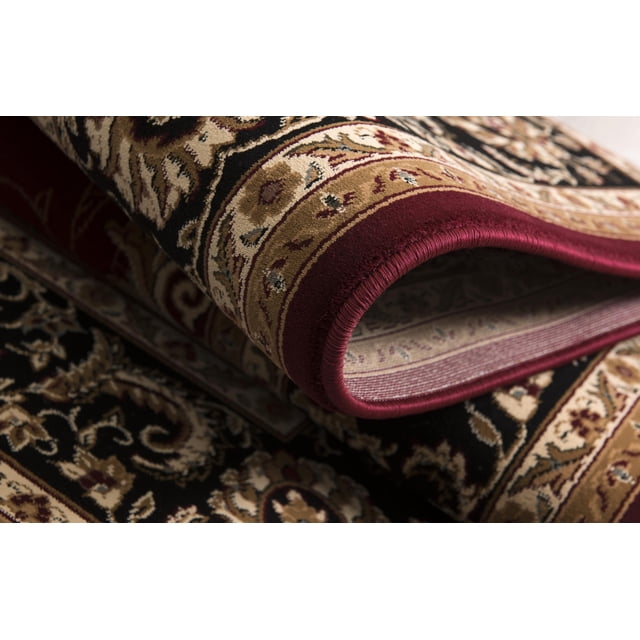 Rug Branch Majestic Collection Traditional Doormat Area Rug Entrance Floor Mat (2x5 feet) - 2'3" x 5', Red