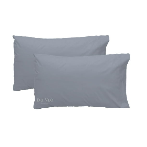 2 Fundas para almohada tamaño King size de algodón Du Vló Funda para almohada