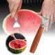 thumbnail image 4 of Cortador de sandía portátil de acero inoxidable | Herramienta para cortar sandía con mango de madera | Cortador de fruta | Herramienta ergonómica para cortar sandía en rodajas uniformes, 4 of 8