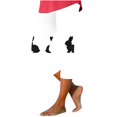 thumbnail image 1 of Pantalones de Ajuste Seco Mujeres Pascua Impresa Leggings Recortados, Estirable Transpirable Casual Y Yoga, 1 of 5