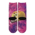 thumbnail image 3 of Function - Kids Galaxy Taco Cat Tall Crew Socks, 3 of 4