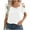 White, variant on Maean Women's Summer T Shirts Short Sleeve Cold Shoulder Fashion Tops Causal Tunic Blouse S-XXL