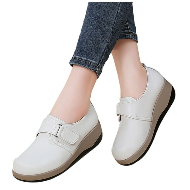 Xucatan Women's Casual Ballet Flats, Breathable Slip-On Round Toe Shoes for Women, Comfortable Solid Color Everyday Flat Shoes Gift