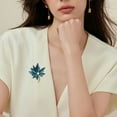 thumbnail image 6 of Maple Leaf Brooch For Women Elegant Enamel Pin Versatile Outfit Accessory Gift, 6 of 21