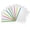 Clear 1, variant on JPLZi 10pcs Transparent File Folder Sliding Bar Report Covers for A4 Report Display Cover Organizer