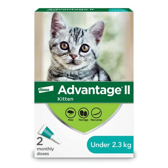 Advantage II Flea Treatment for Kittens (2 doses)