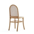 thumbnail image 4 of Manhattan Comfort Paragon 19.29" Wood Dining Chair in Natural (Set of 2), 4 of 5