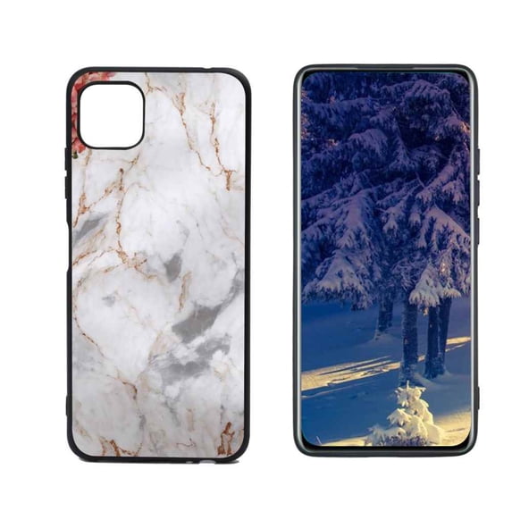 Compatible with Samsung Galaxy A22 5G Phone Case, Marble-Max Case Men Women, Flexible Silicone Shockproof Case for Samsung Galaxy A22 5G