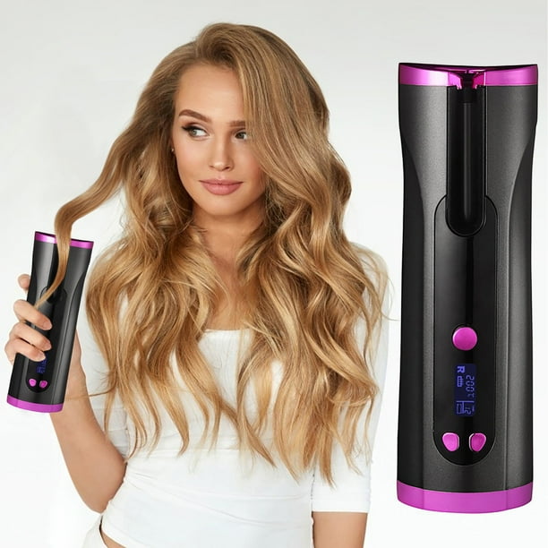 Hair Curler, Cordless Hair Curler Portable Ceramic Barrel, Automatic Hair Curle Hair Curler, Cordless Hair Curler Portable Ceramic Barrel, Automatic Hair Curle