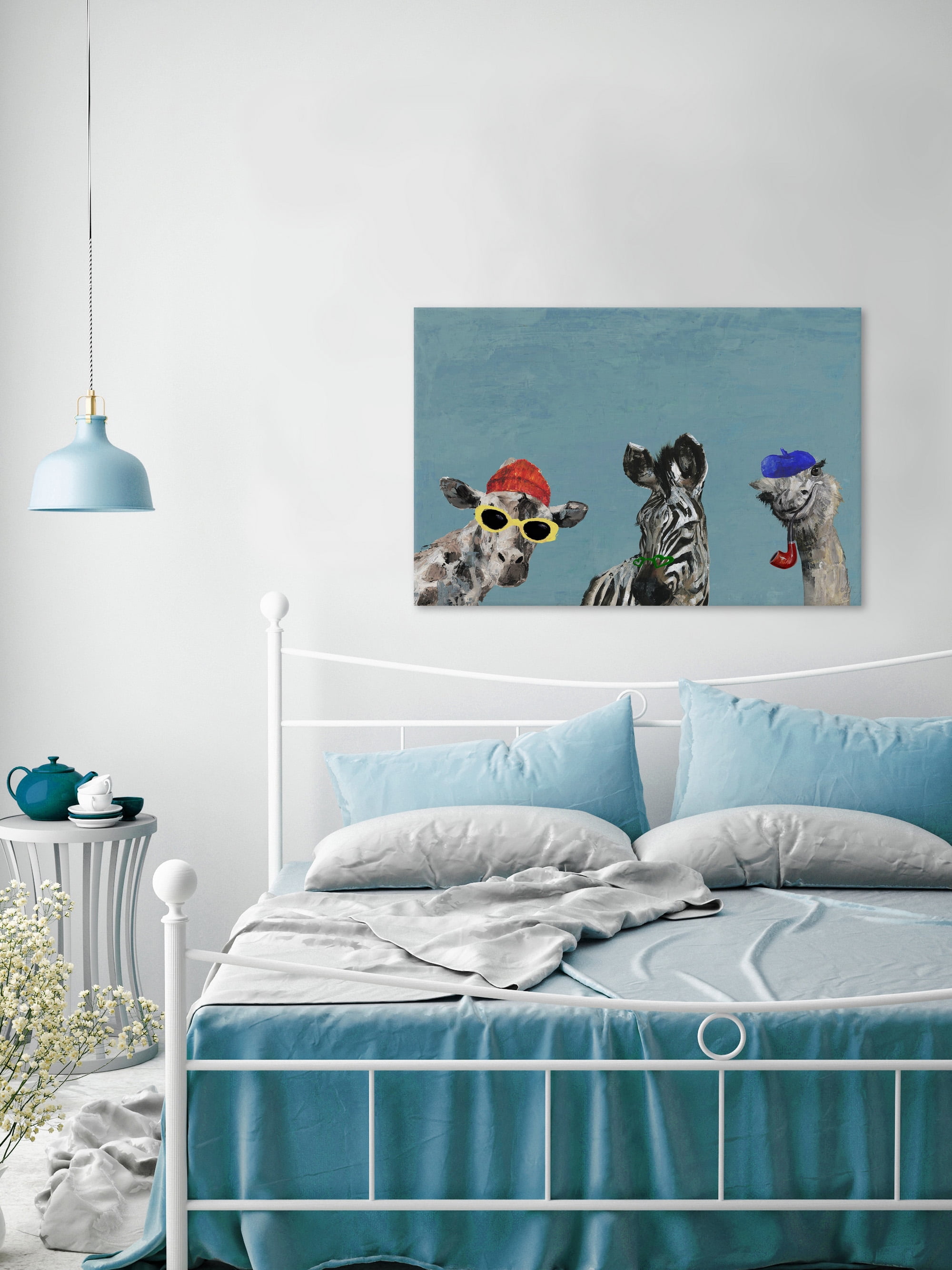 Happening Bunch III Painting Print on Wrapped Canvas