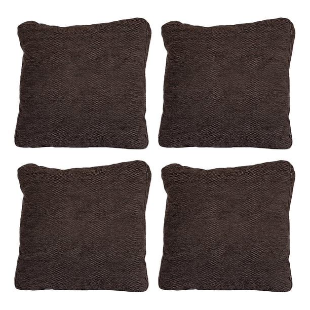 Cojin Decorativo Cuadrado Grande Set de 4 Centaurus Chocolate