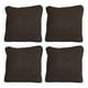 thumbnail image 1 of Cojin Decorativo Cuadrado Grande Set de 4 Centaurus Chocolate, 1 of 4