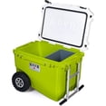thumbnail image 3 of RovR RollR Portable Rolling Outside Insulated Cooler with Wheels, 60 Quart, Moss, 3 of 5