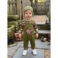 thumbnail image 5 of Cjfdfy Newborn Baby Boy Camo Angling Outfit Mama's Boy Long Sleeve Rompers And Wild Goose Deer Patch Overalls Pants With Cute Hat Infant Cute Fall Hunting Clothes, 5 of 9