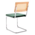 thumbnail image 6 of ZUO Montrose Modern Dining Chair in Green & Natural, 6 of 12