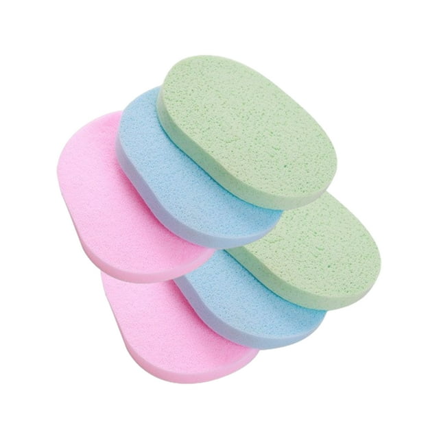 relayinert 6pcs/set Gentle Makeup Removal Sponge - Suitable For All Skin Types Quick And Convenient Makeup Puff thick 1Set