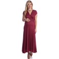 thumbnail image 3 of Women's Faux Wrap Maxi Maternity Dress, 3 of 5