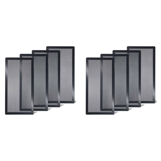 120X240mm Dust Filter for Computer Cooler Fan,Magnetic Frame Dust Filter,Dustproof PVC Cover Computer Fan Grills, 8 Pack