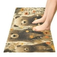 thumbnail image 5 of Bath Mat Soft Plush Non-Slip Absorbent Bathroom Rugs 39"x20" Cute Bears in Flower Sea, 5 of 8