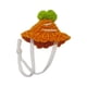 thumbnail image 2 of Sombrero para animales pequeños, sombrero para hámster con correa ajustable, lindo tocado decorativo para zanahoria, 2 of 9