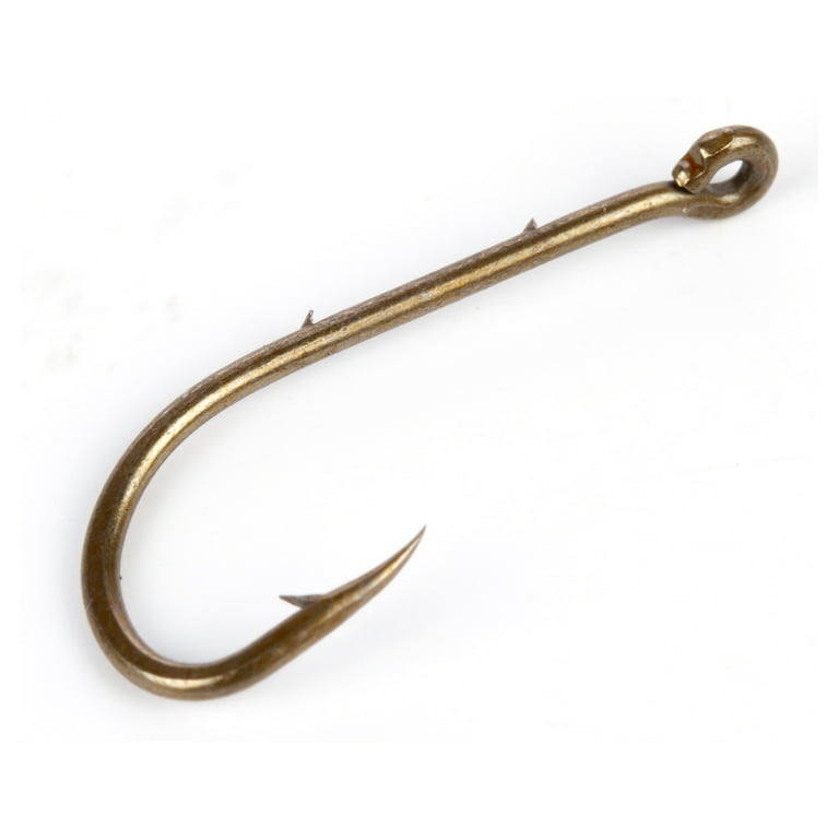 Mustad Bronze Hooks Size 8 #36782 25 Count (Other) for sale online