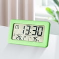 thumbnail image 1 of EGNMCR Digital Clock With LCD Display Thermometers Hygrometer Digital Temperature Humidity Monitor With Smart Clock, Gift, 1 of 7