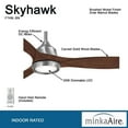 thumbnail image 2 of Ceiling Fan With Light Kit 15.5 Inches Tall By 60 Inches Wide-Flat White Finish-Flat White Blade Color Minka Aire Fans F749l-Whf, 2 of 10
