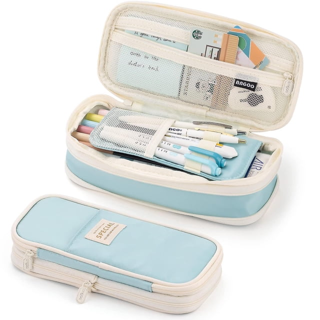 Estuche para lápices de gran capacidad, estuche grande para lápices, papelería, bolígrafo para niñas adolescentes