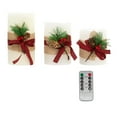 thumbnail image 4 of 3 Set  LED Xmas Tree Candles w Remote Control, 4 of 5