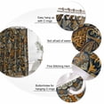 thumbnail image 6 of Boho Floral Waterproof Fabric Shower Curtain,Vintage Botanical Paisley Flower Waterproof Fabric Shower Curtain for Bathroom Curtains Bathtubs Hotel Shower Curtains with 12 Hooks Small 36x72in, 6 of 8