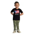 thumbnail image 3 of Puerto Rican Pride Love Every Bit Flag Toddler Boy Girl T Shirt Infant Toddler Brisco Brands 6M, 3 of 6