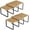 Multicolor, variant on 2 Pack Cabinet Organizers Shelf, Spice Rack, Kitchen Counter Shelves, Kitchen Storage