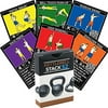 Kettlebell Exercise Cards by Strength Stack 52. Kettlebell Workout Playing Card Game. Video Instructions Included. Learn Kettle bell Moves and Conditioning Drills. Home Fitness Training Program.