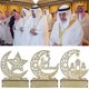 thumbnail image 4 of 3pcs Ramadan Lantern LED Wooden Moon Star Light Decoration Ramadan Eid Home Decor Ramadan Decoration, 4 of 5